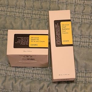 Cosrx snail cream and essence
